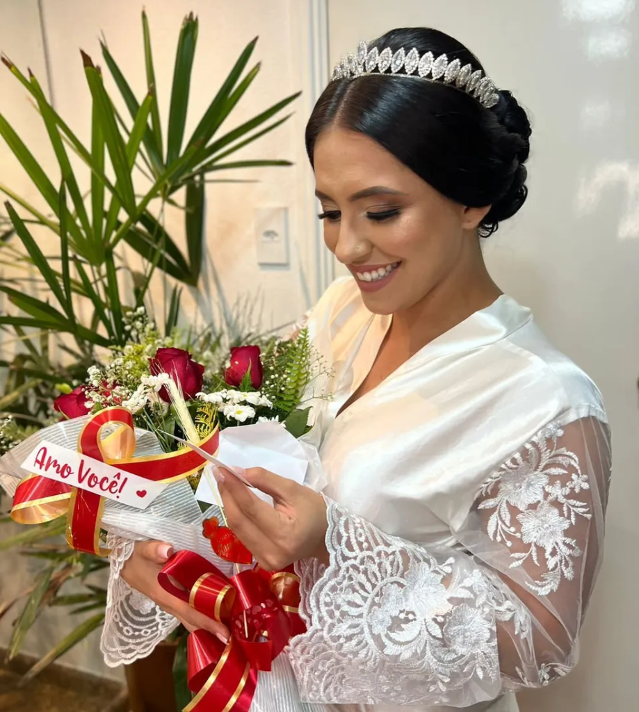 Lindo Vestido Noiva Princesa Renda - Loja Karina Noivas